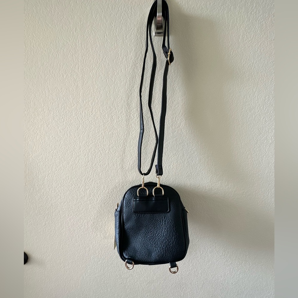 Black Mini Backpack - Picture 3 of 5